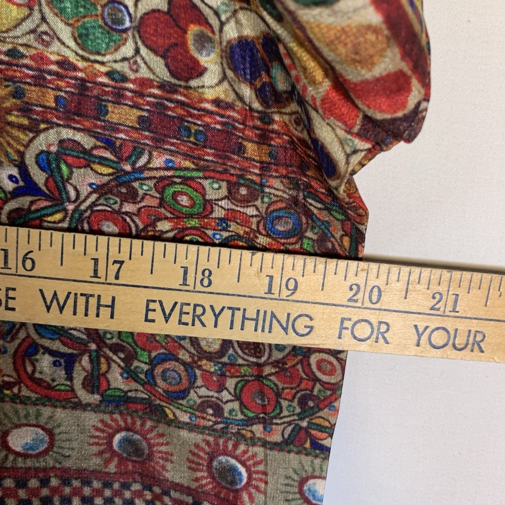 Sayuri Designer Indian Duster Jacket Mirror Work Boho Kimono Phulkari Lagenlook - Picture 8 of 12